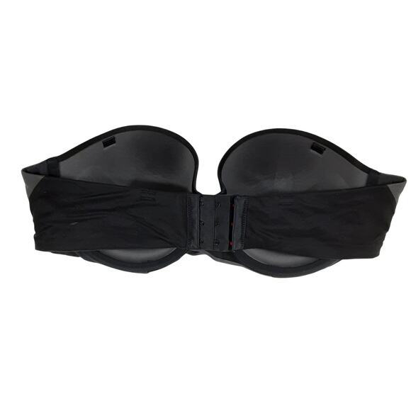 Spanx Pillow Cup Padded Bra Black Signature Strapless Women 38C Adjustable Strap - Picture 5 of 11